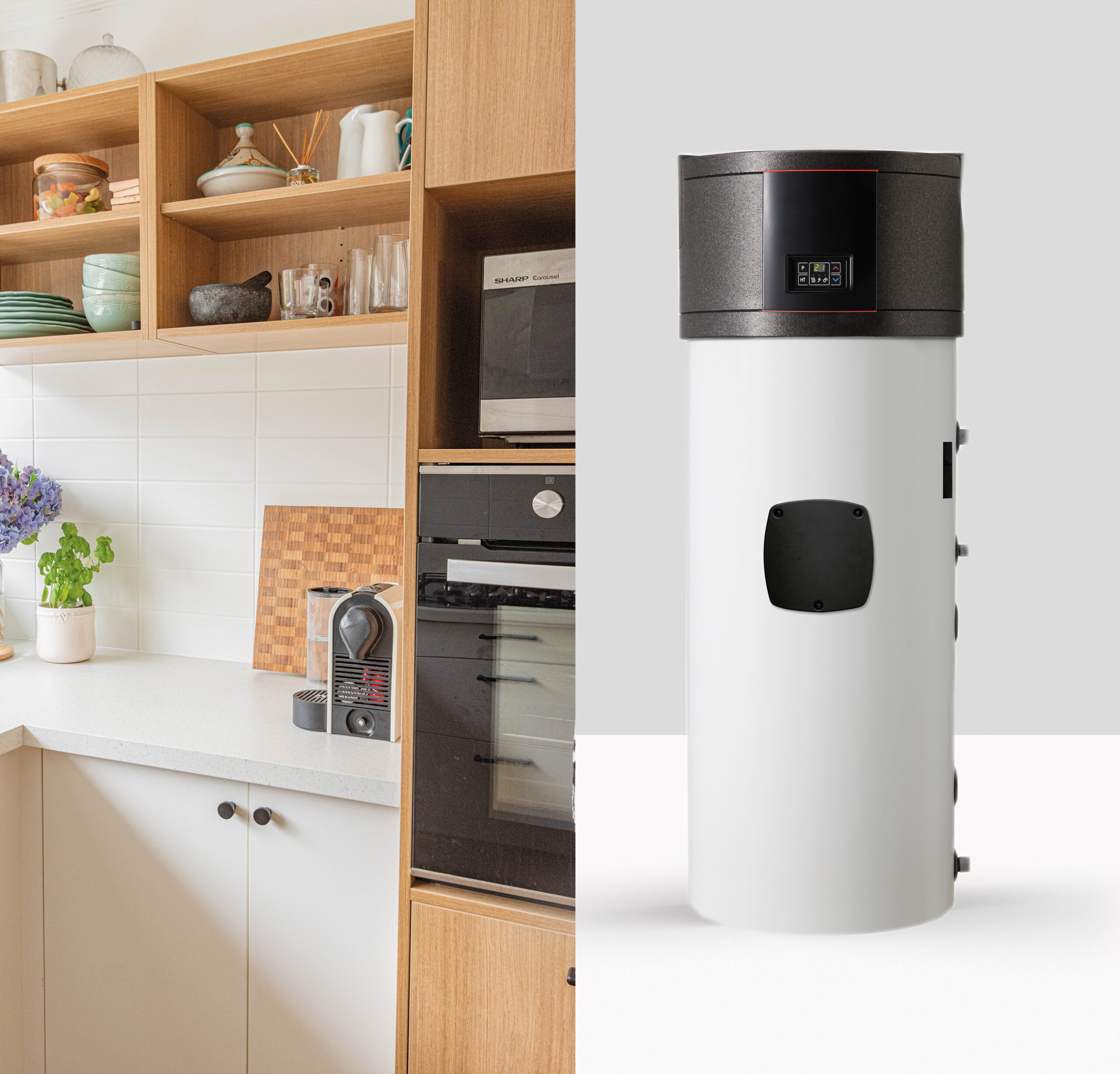 ERWÄRMUNG VON BRAUCHWASSER IN DER KÜCHE UND ANDEREN RÄUMEN