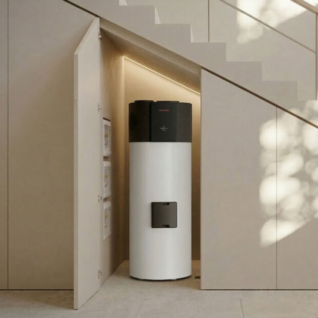 Erwärmt Wasser, kühlt Luft